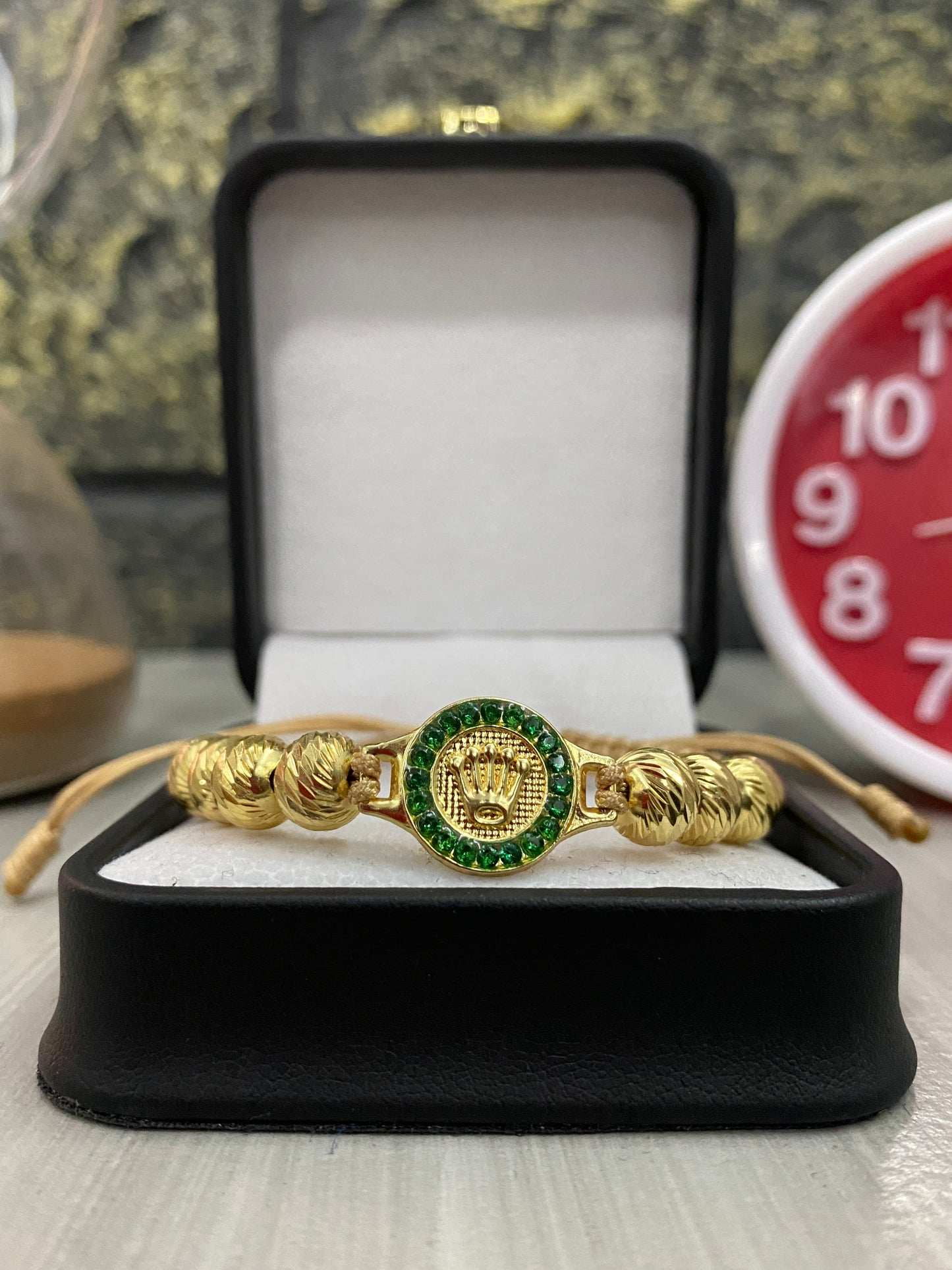 Pulsera Rolex Pulso circonado #8 tipo oro