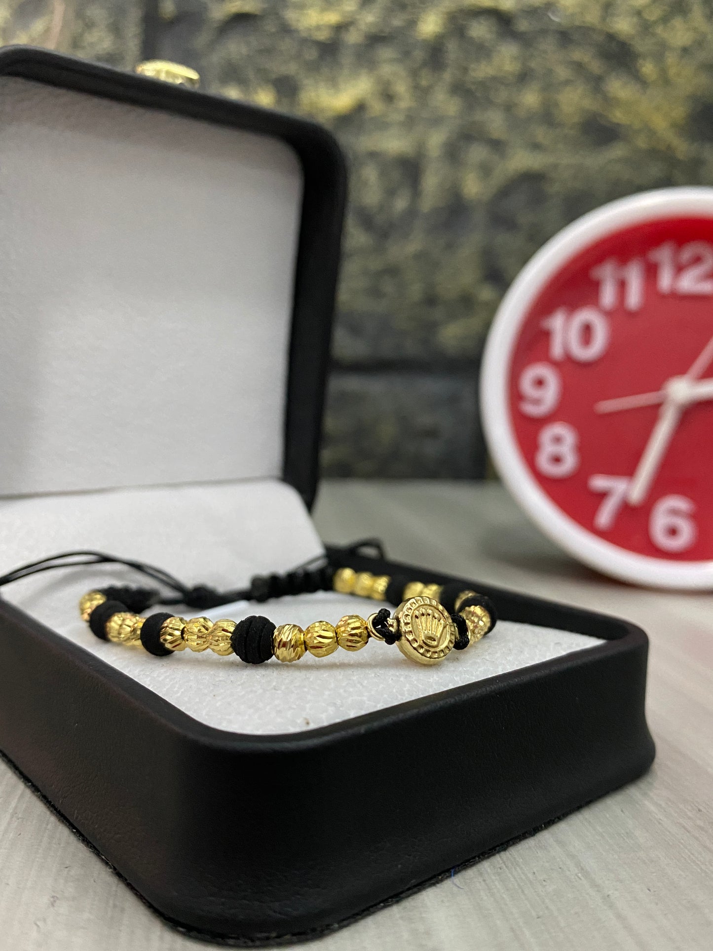 Pulsera Rolex boton #4 diamantada