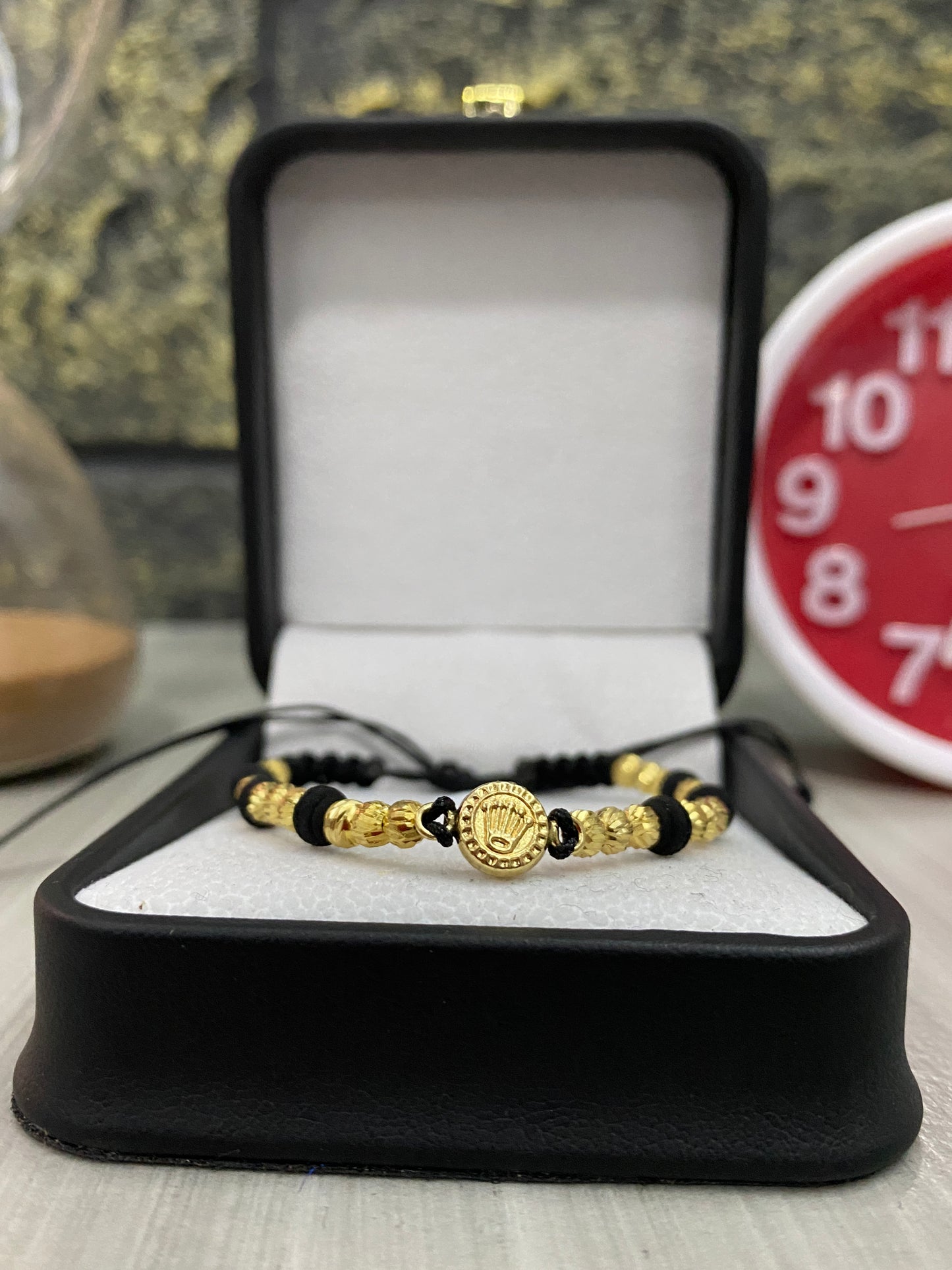 Pulsera Rolex boton #4 diamantada