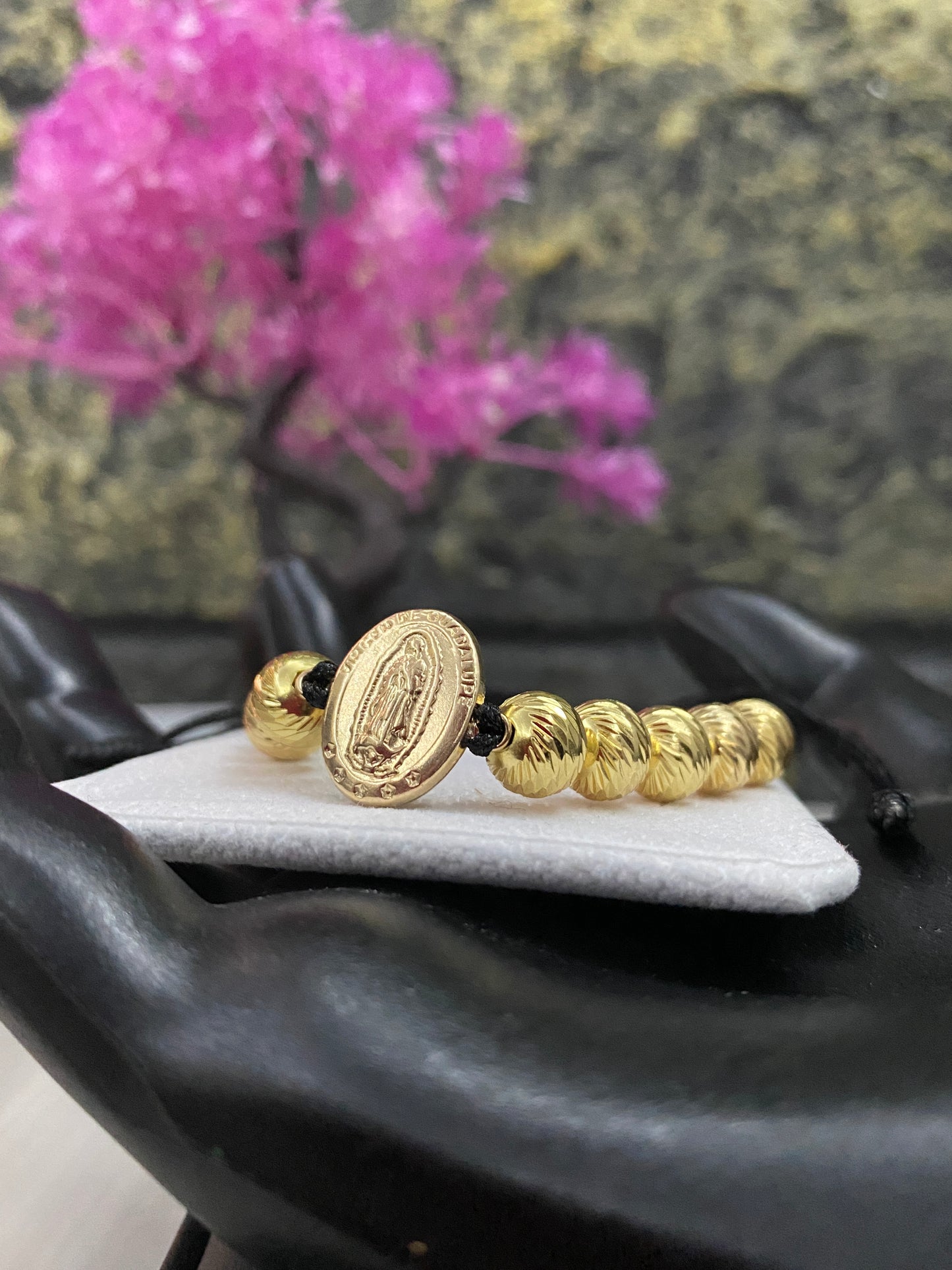 Pulsera Guadalupe #8 tipo oro
