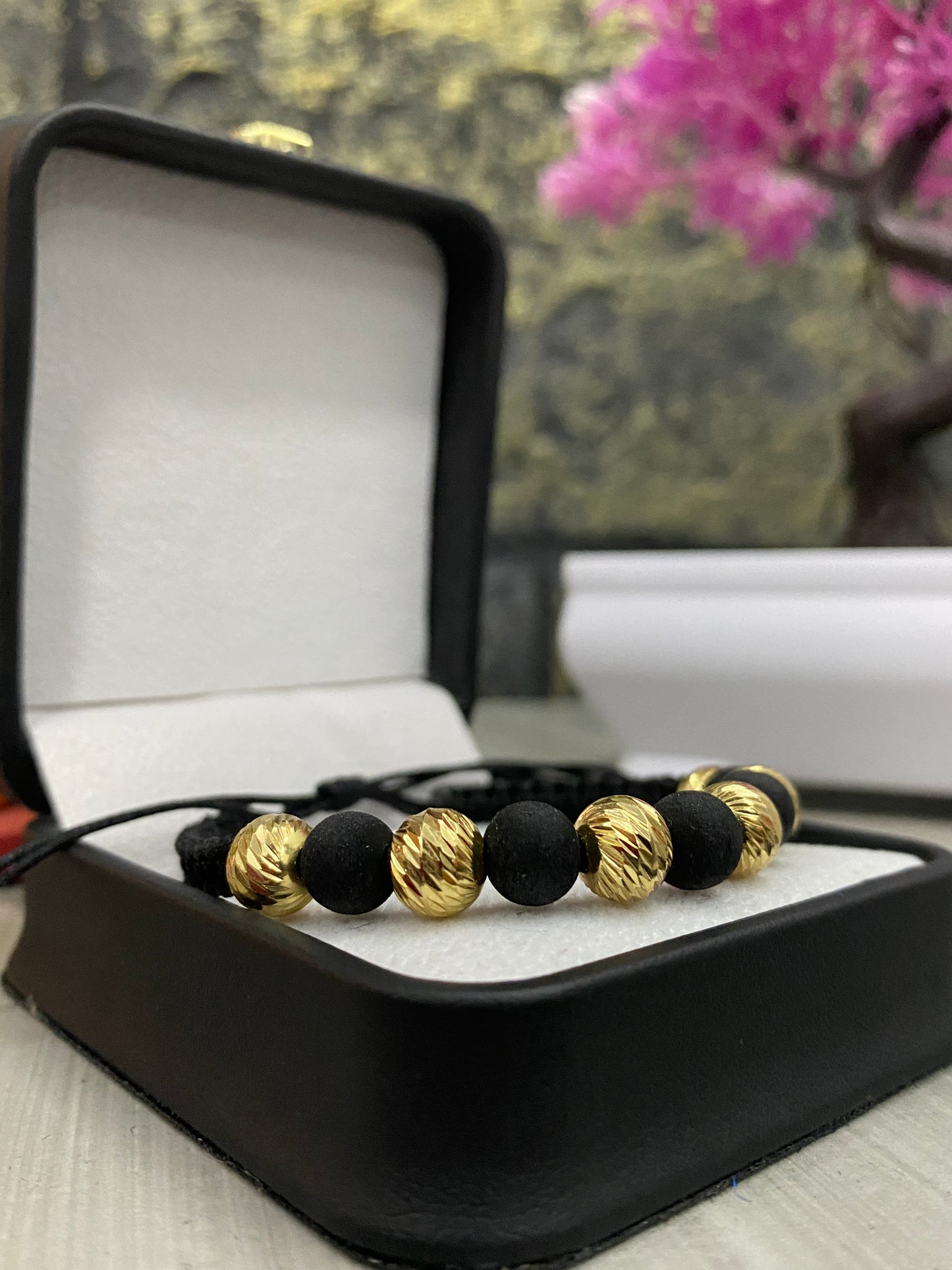 Pulsera 6 balines #6 tipo oro