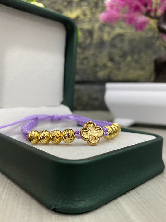 Pulsera Van Cleff #6 tipo Oro