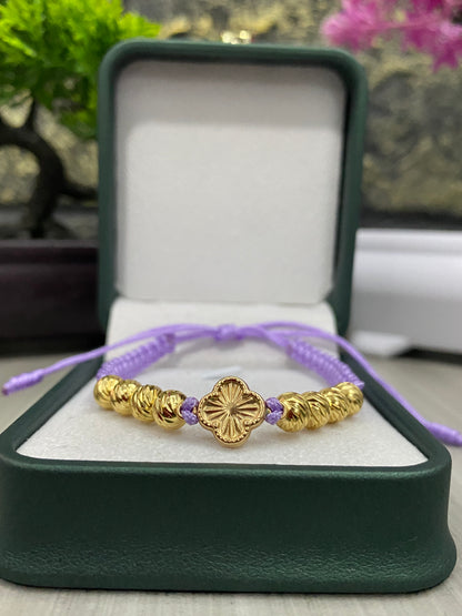Pulsera Van Cleff #6 tipo Oro