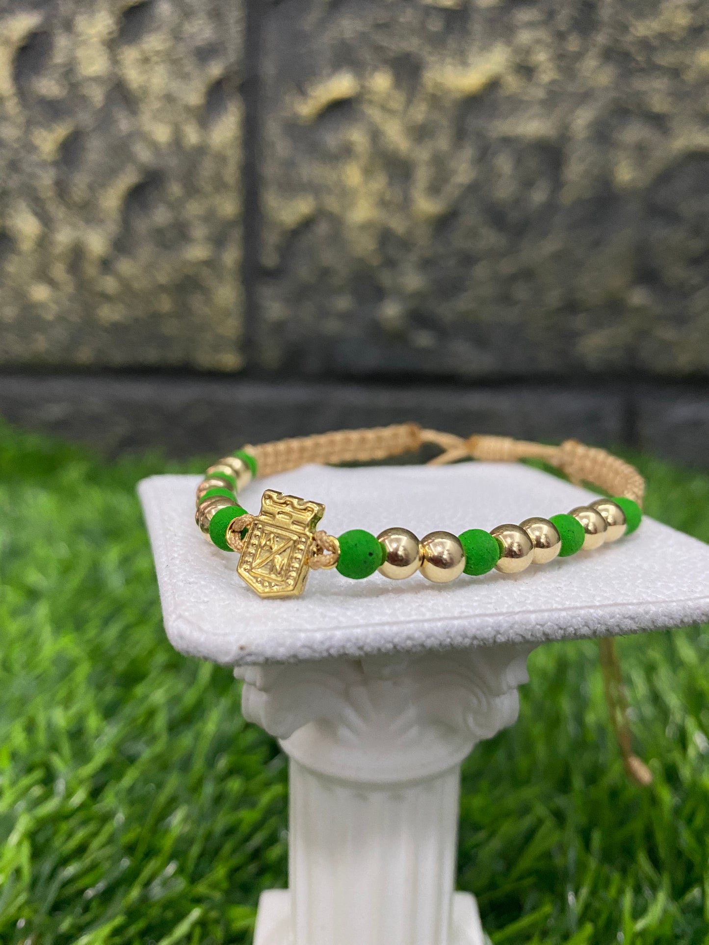 Pulsera Atletico nacional #5 lisa