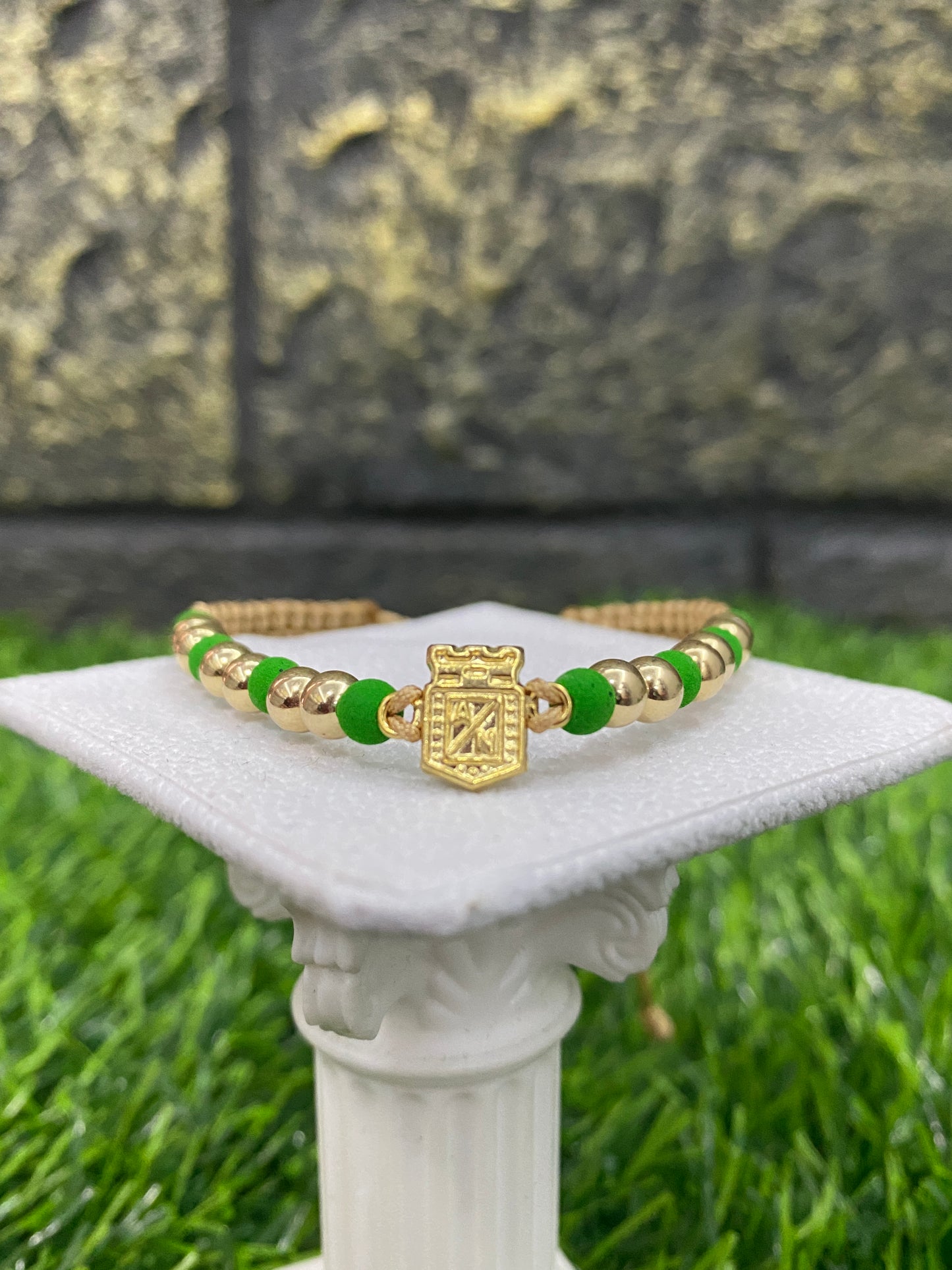 Pulsera Atletico nacional #5 lisa