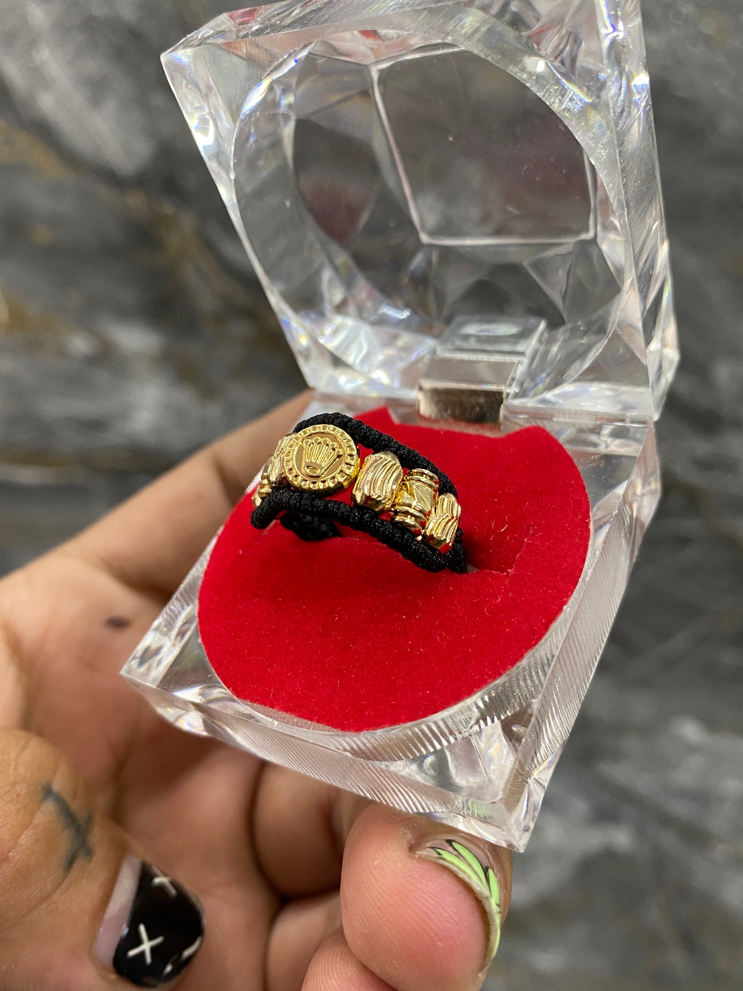 Anillo rolex barriles mixto