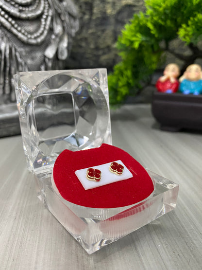 Topos Van Cleef rojo Rosca seguridad
