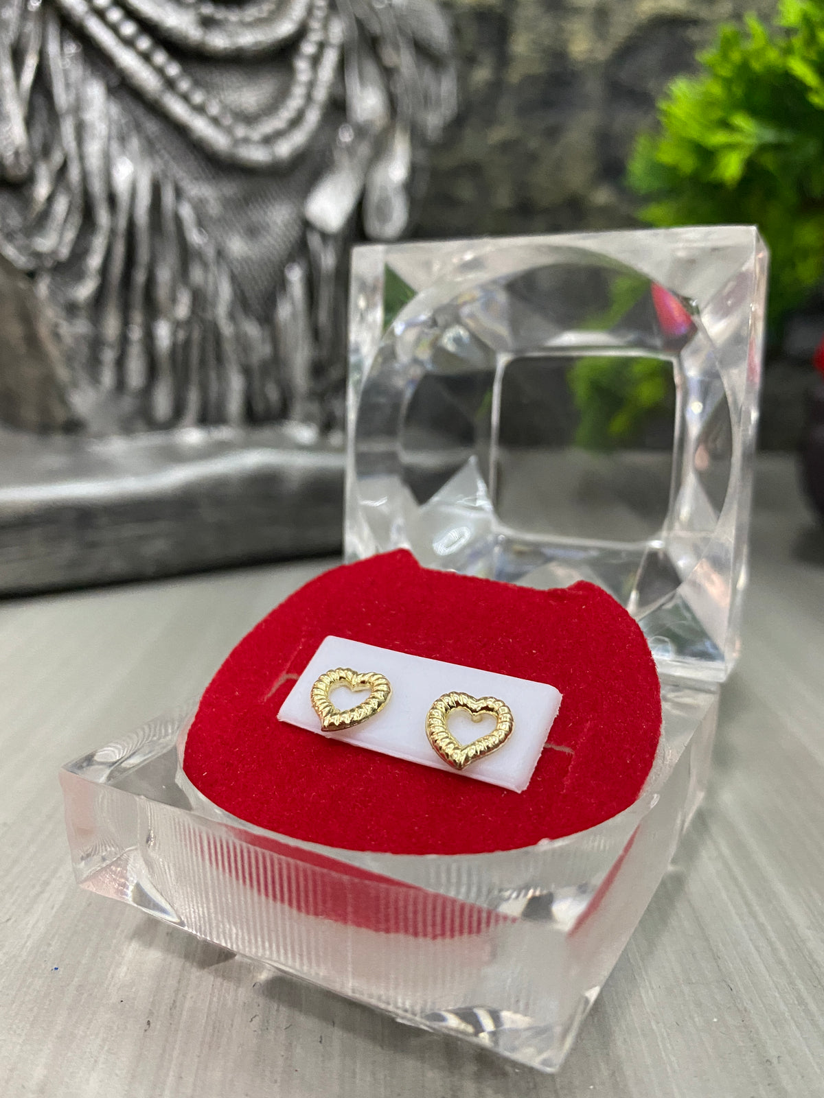 Topos corazón diamantado mini Rosca seguridad