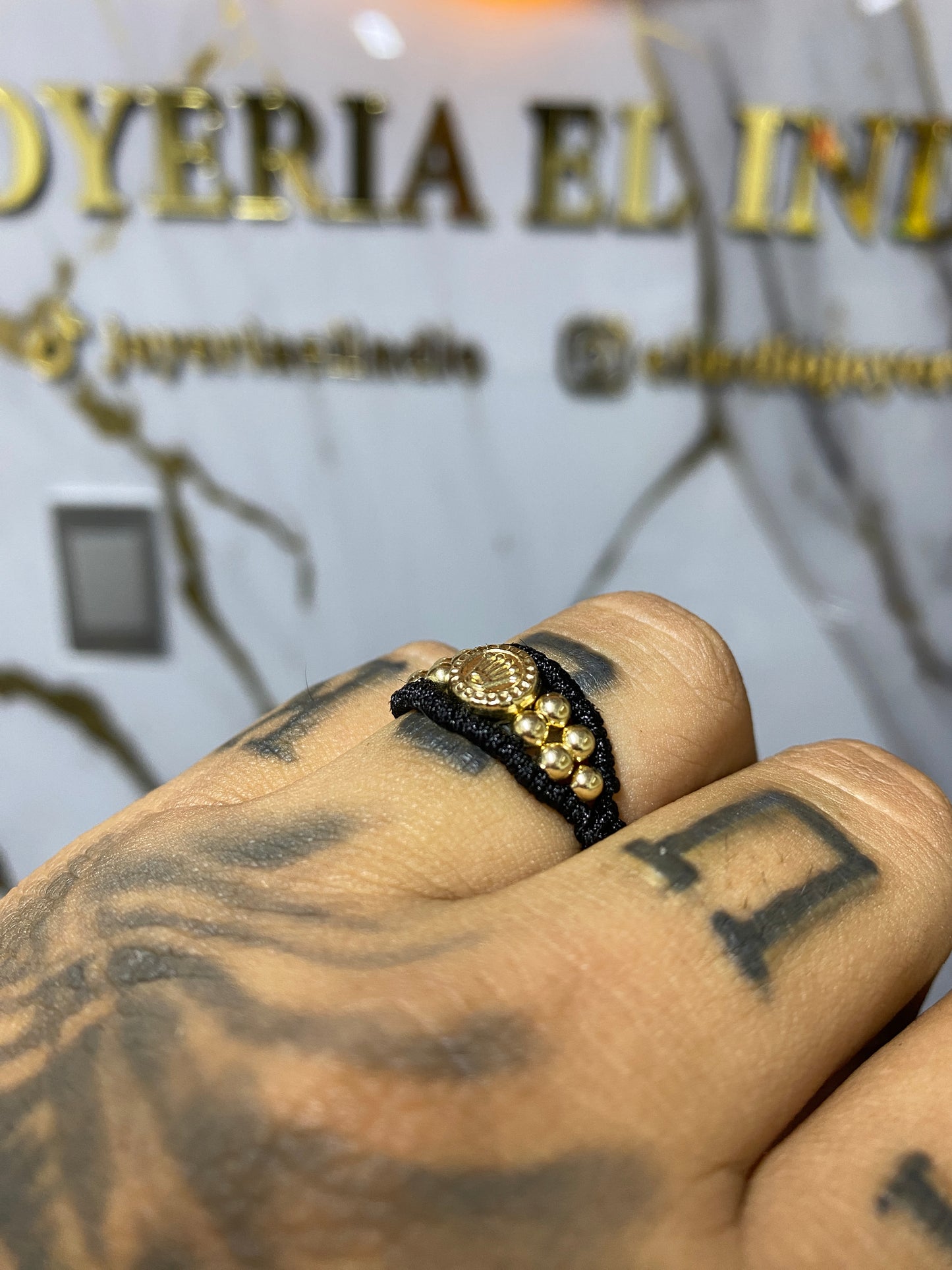 Anillo Rolex balines lisos