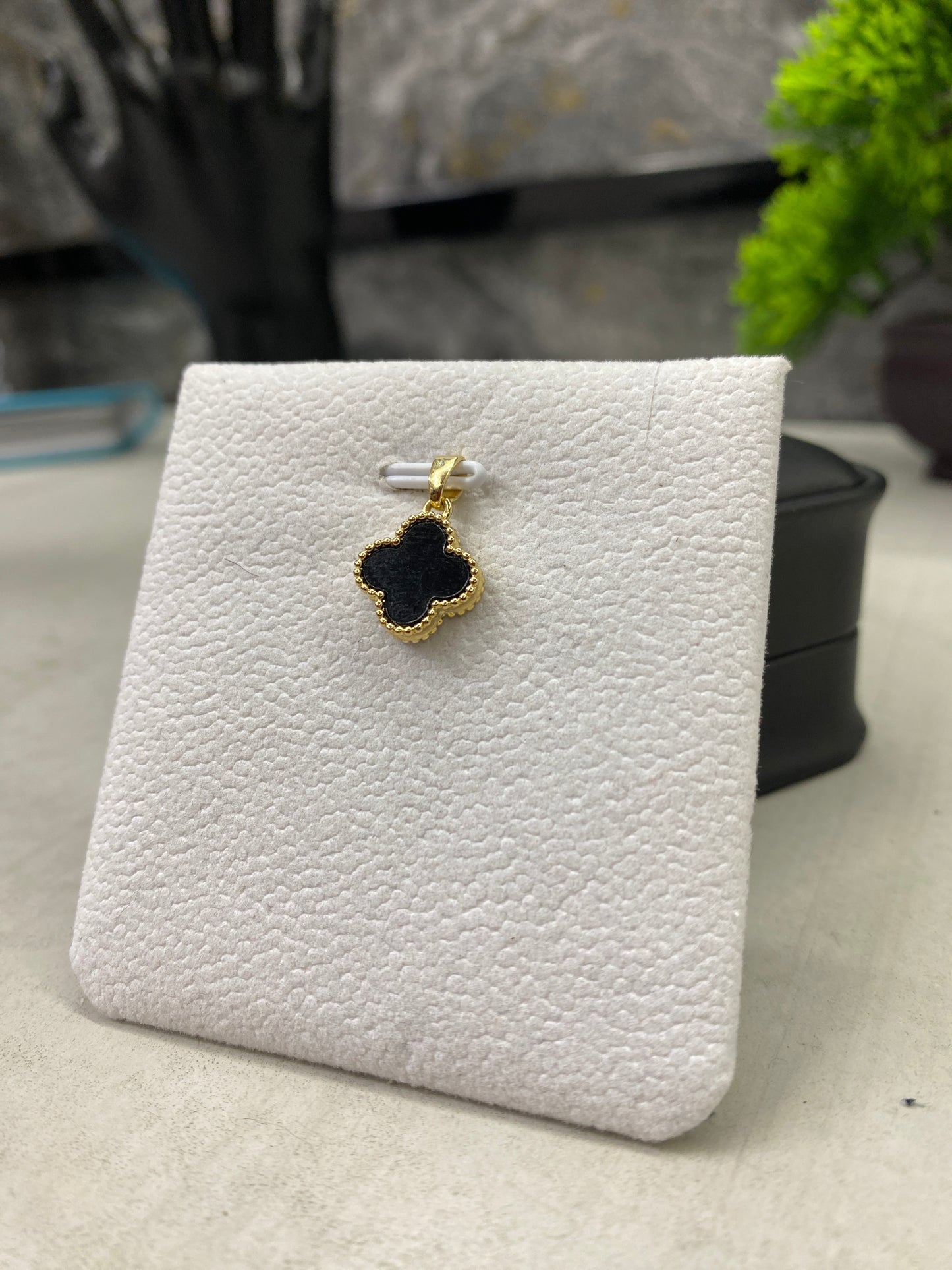 Dije Van Cleef doble tono verde / negro