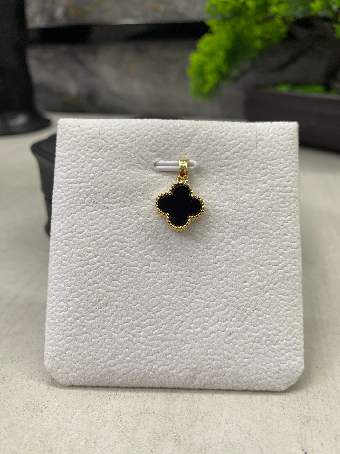 Dije Van Cleef doble tono verde / negro