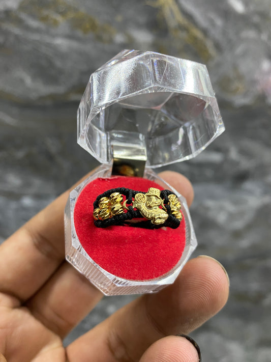 Anillo tio rico 10 balines #4 diamantados