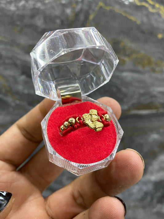 Anillo tio rico casual balines #4 lisos