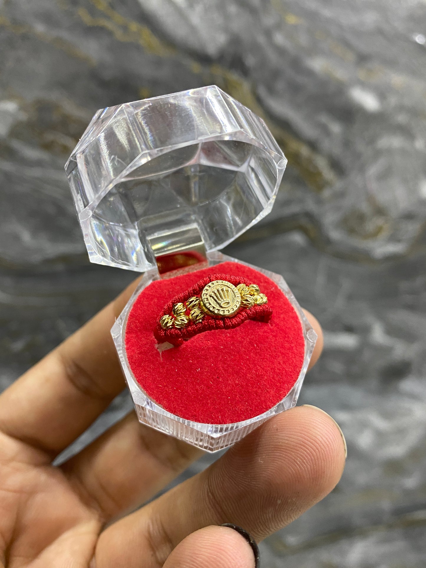 Anillo Rolex diamantado