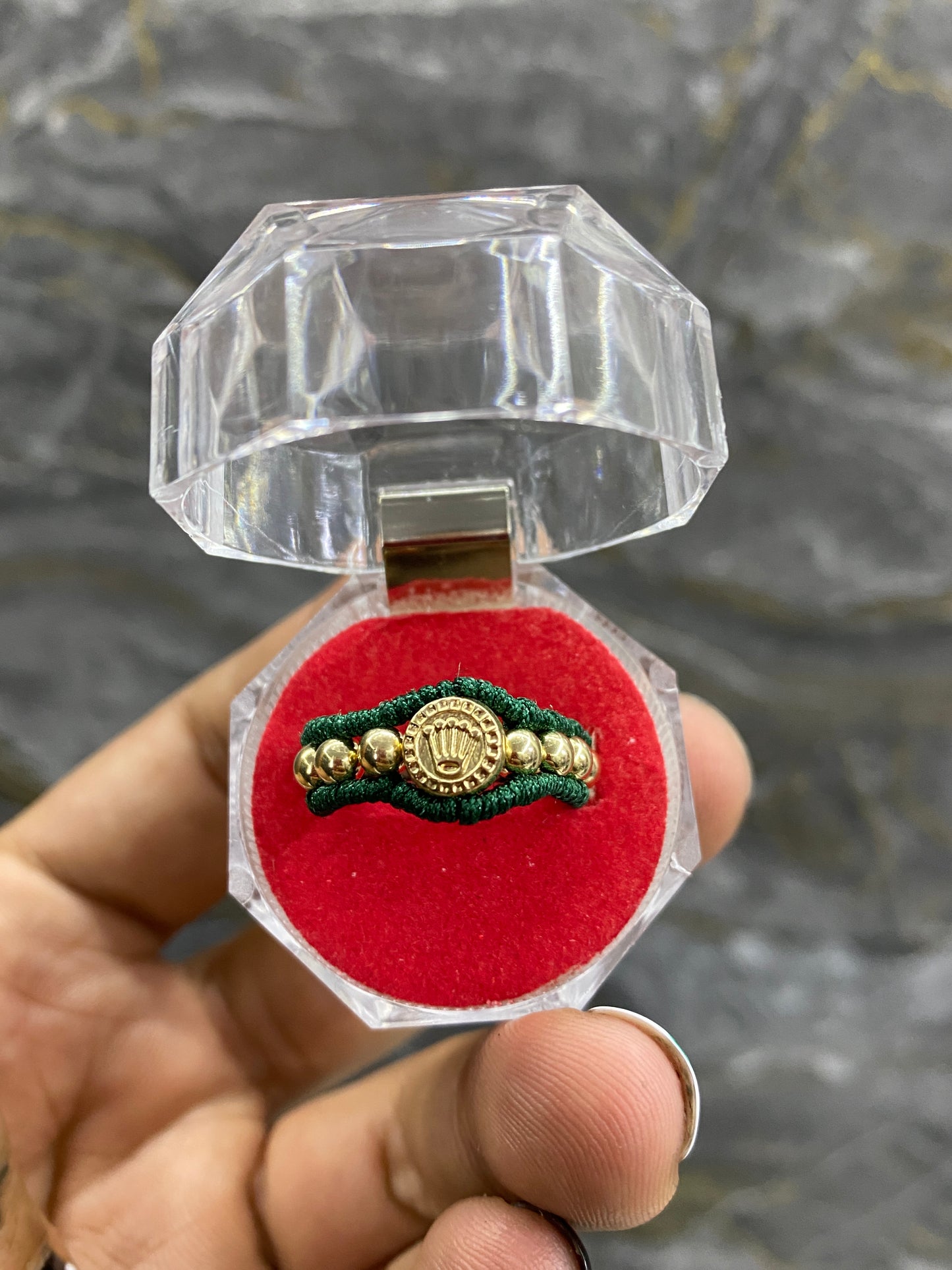 Anillo rolex sencillo balines #4 lisos