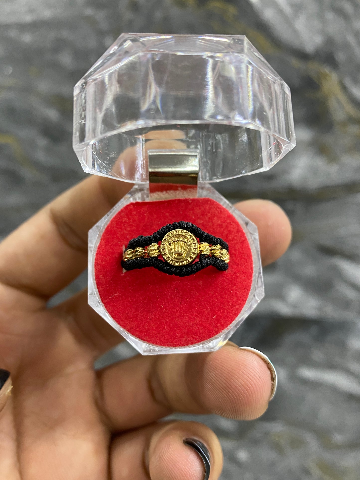 Anillo rolex sencillo balines #3 diamantados