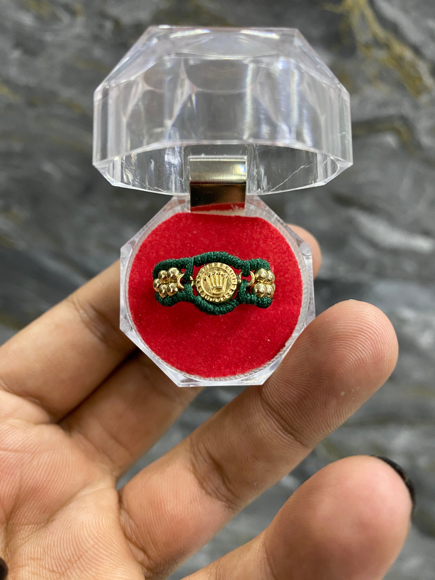 Anillo rolex balines lisos orejas