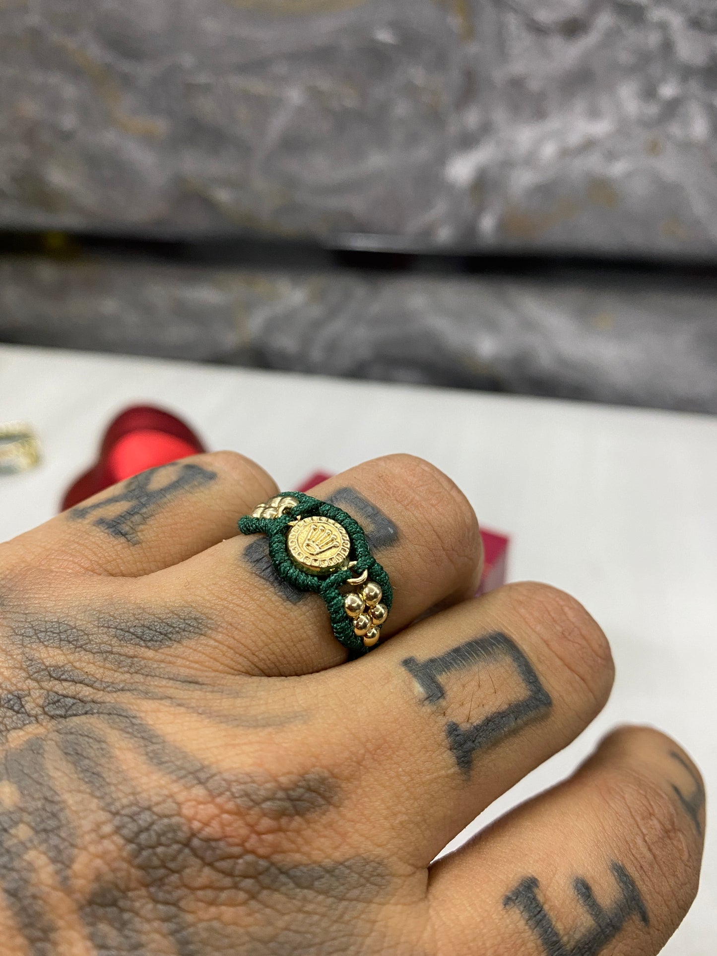 Anillo rolex balines lisos orejas