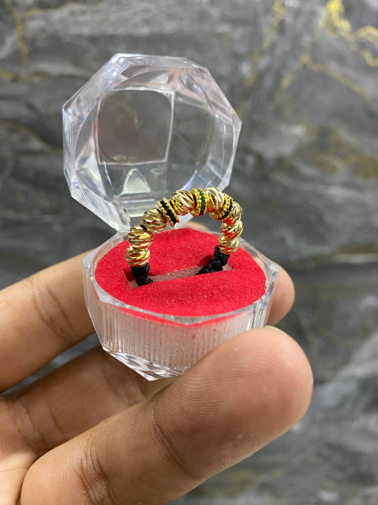 Anillo rondeles #5 diamantado