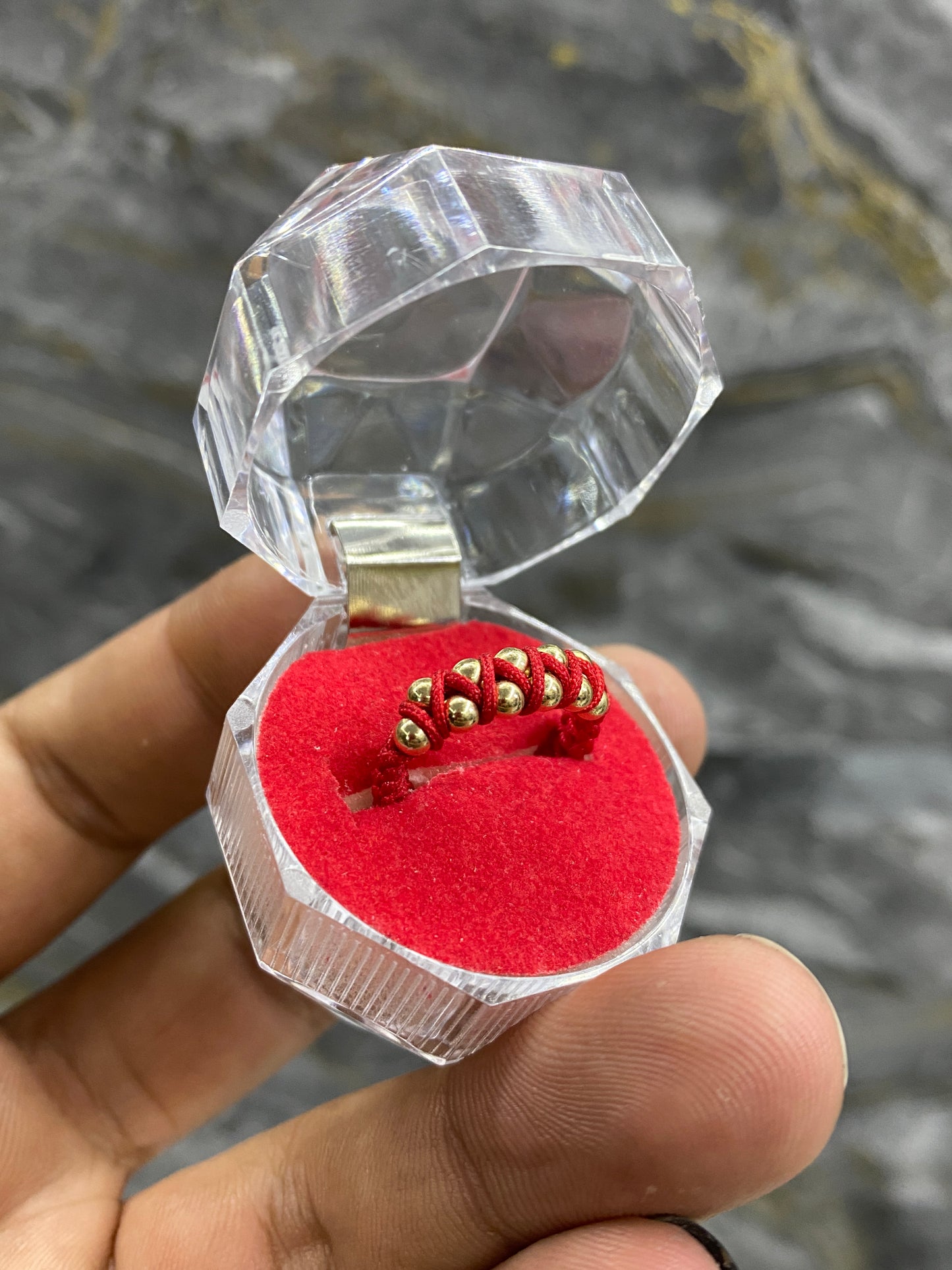 Anillo zigzag liso #3