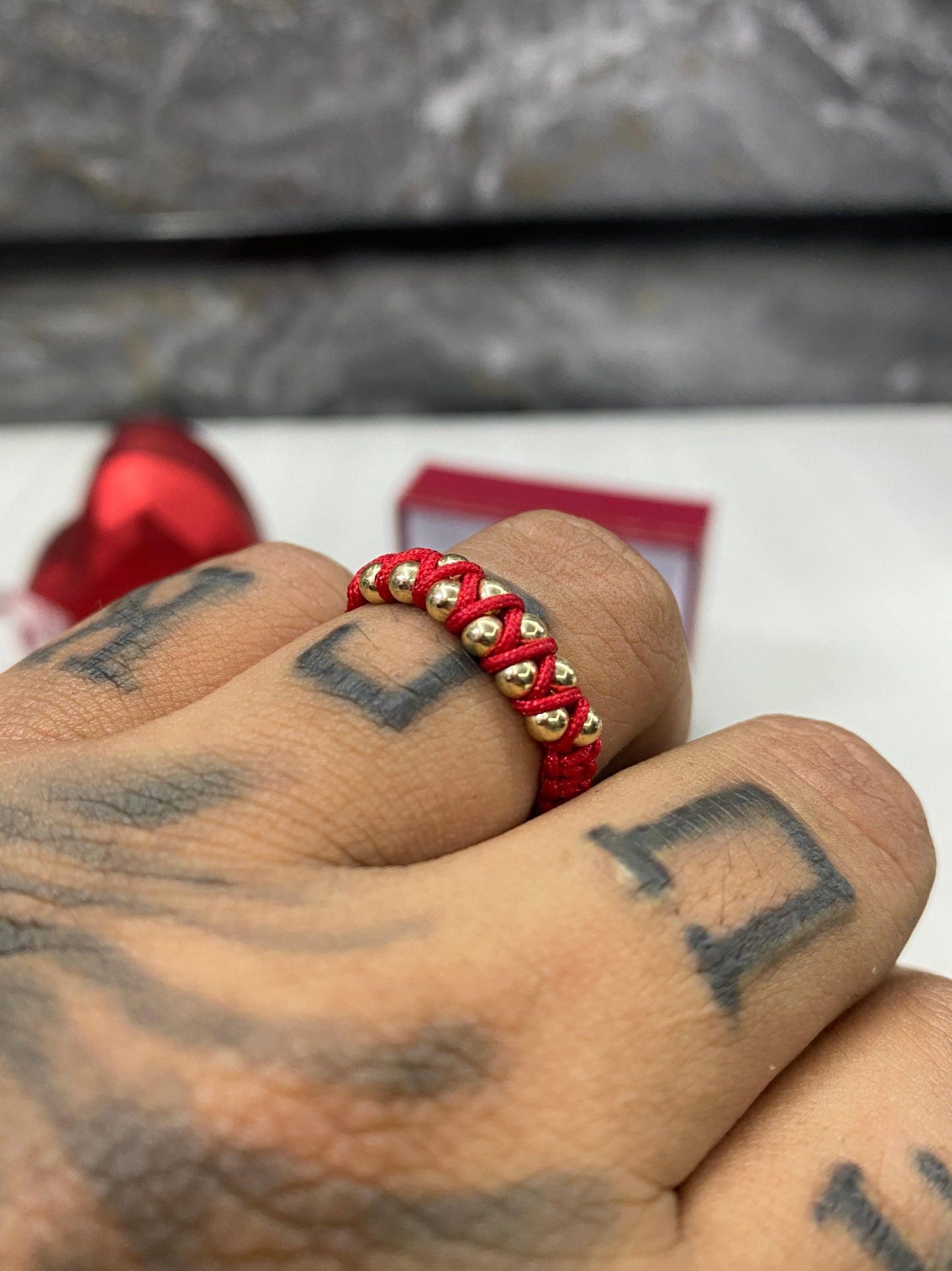 Anillo zigzag liso #3