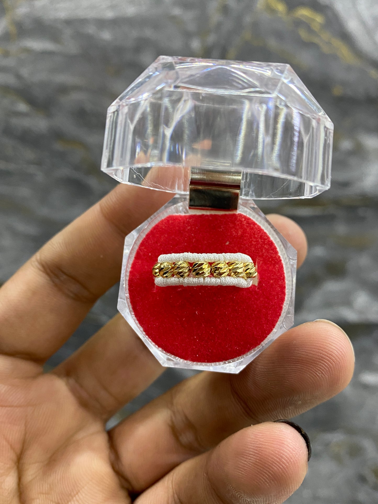 anillo casual alondra #4 diamantado