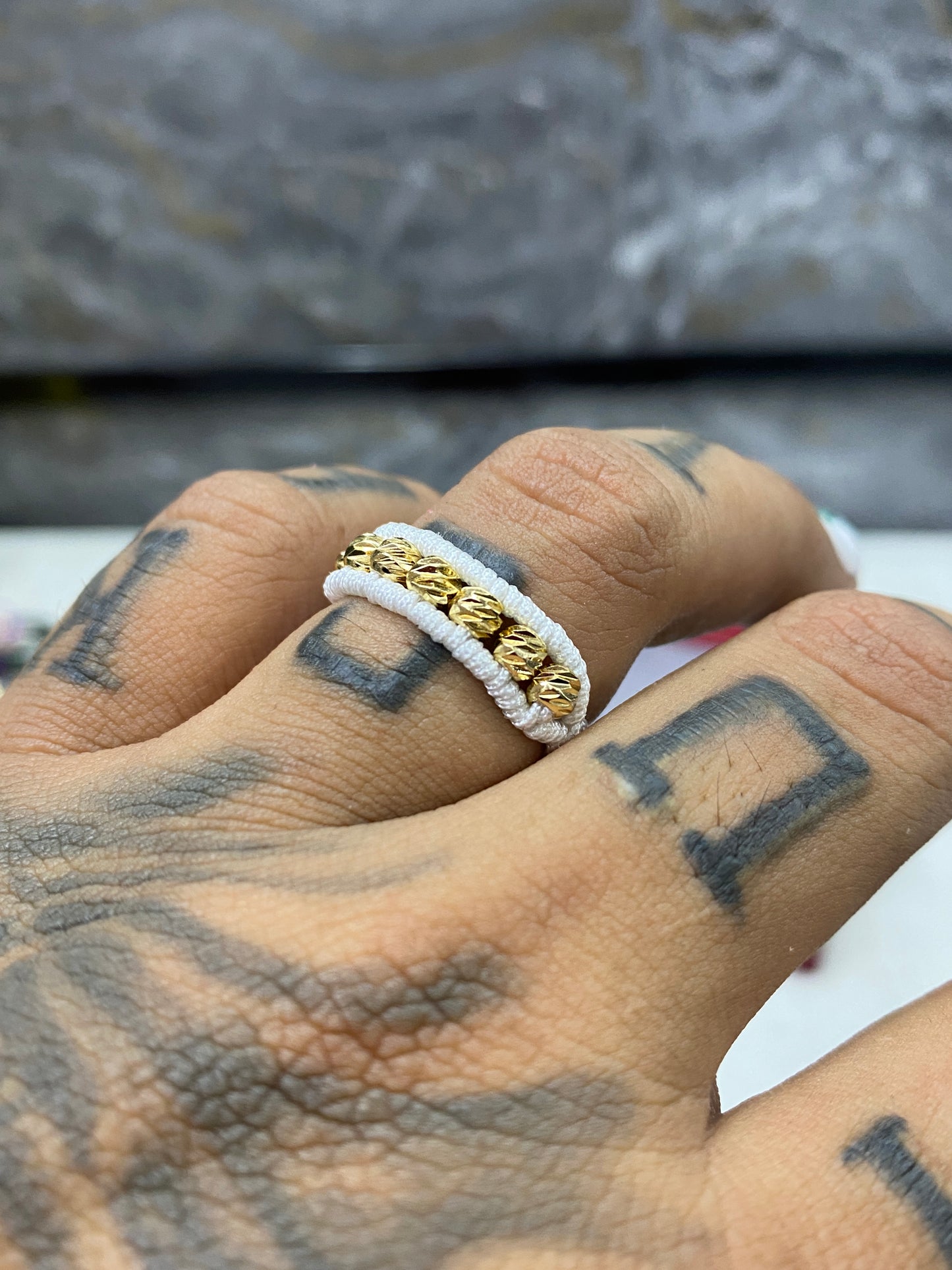 anillo casual alondra #4 diamantado