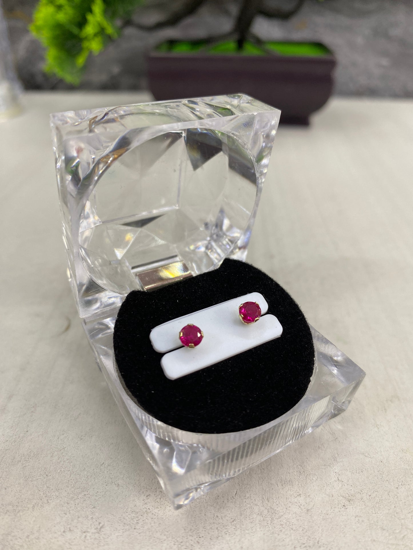 Topos Circon fucsia pequeños Rosca seguridad
