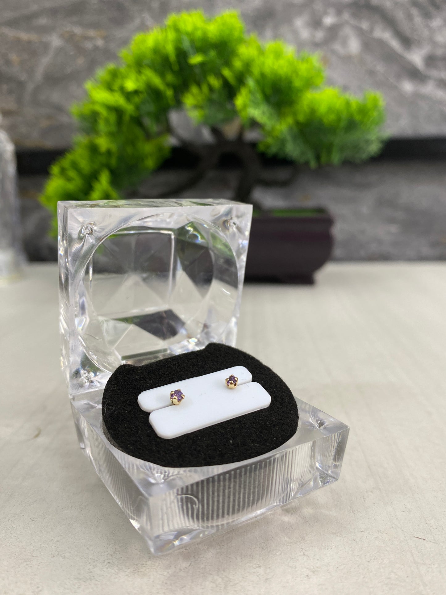 Topos circon morado mini Rosca seguridad