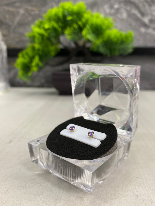 Topos circon morado pequeño Rosca seguridad